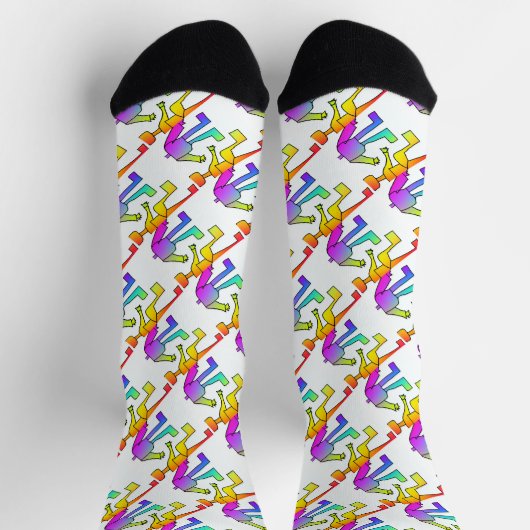 あなたのスタイルのワンサイズはすべてのクルーの靴下にフィット ソックス (上部)