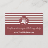 あなたのスタイルをスモーキーなTopazヘアスタイリストに昇格 名刺 (正面)