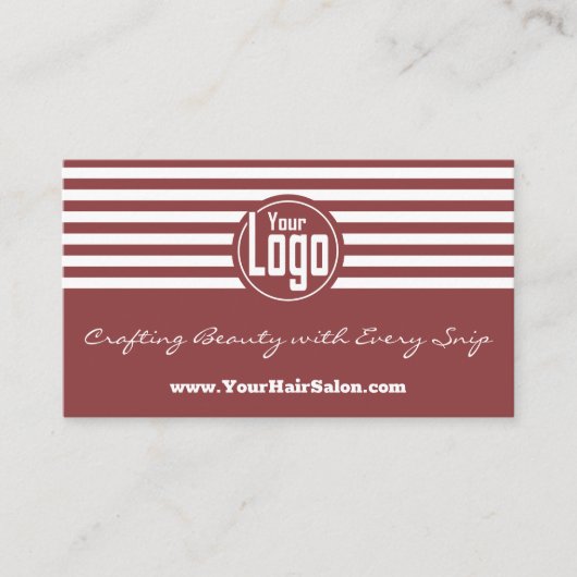 あなたのスタイルをスモーキーなTopazヘアスタイリストに昇格 名刺 (正面)