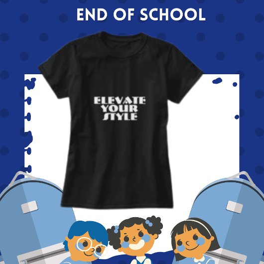 あなたのスタイル、白いタイポグラフィ女性を高める Tシャツ