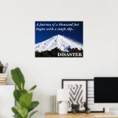 あなたのステップを見なさい：最初の1つは居心地の良い(L) ポスター (ホームオフィス)