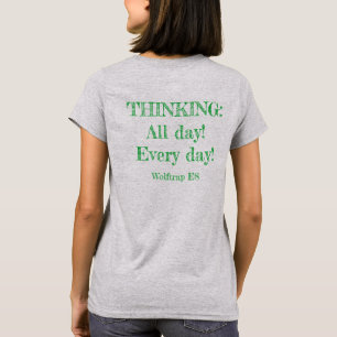 あなたのスペシャルは何ですか。 考えること Tシャツ