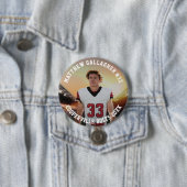 あなたのスポーツ写真 |チームパーソナライズされたの写真ボタン 缶バッジ (インサイチュ)