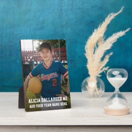 あなたのスポーツ写真 |プラッパーソナライズされたク フォトプラーク