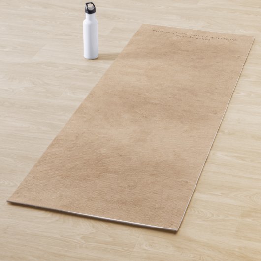 あなたのスマイルのおかげで人生がもっと美しくなる ヨガマット (インサイチュ)