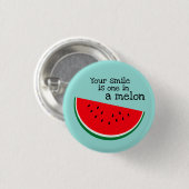 あなたのスマイルはメロンボタンの一つである 缶バッジ (正面&裏面)