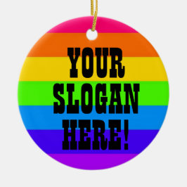 あなたのスローガンはこちら！ セラミックオーナメント