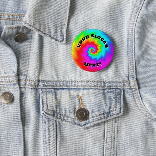 あなたのスローガンはこちら(言葉を変える) 缶バッジ (インサイチュ)