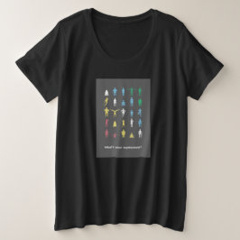 あなたのスーパーパワーは何ですか?障害者プライド月間 プラスサイズTシャツ