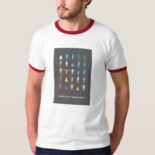 あなたのスーパーパワーは何ですか?障害者プライド月間 Tシャツ (正面)