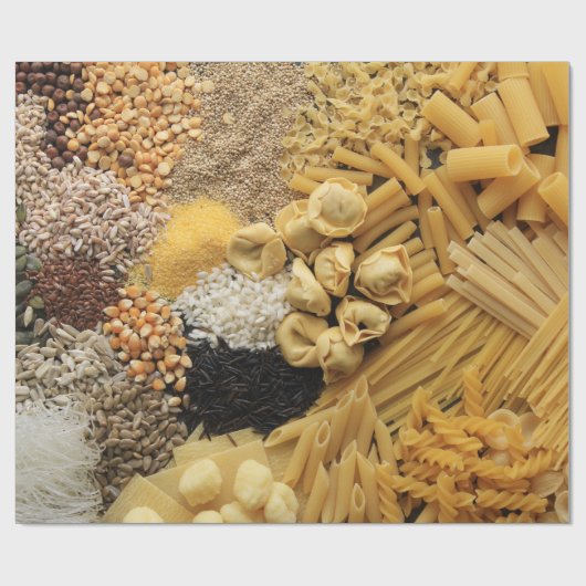 あなたのスープのためのパスタそして穀物の風味がよい類別 ラッピングペーパー (フラット)