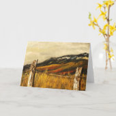 "あなたのズボン"の挨拶状気にして下さい カード (黄色い花)