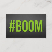 あなたのセクシーなバックブームを得て下さい-体の覆いを働かせます 名刺 (裏面)