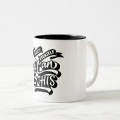 あなたのセルフコーヒーマグデザインを信頼 ツートーンマグカップ (正面右)