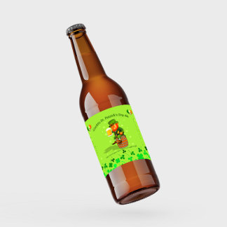 あなたのセントパトリックデーのエールビールをカスタマイズ ビールラベル