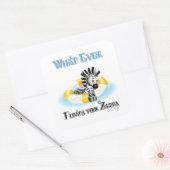 あなたのゼブラを浮かせるものは何でも3 スクエアシール (封筒)