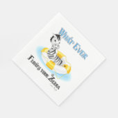 あなたのゼブラを浮かべるものは4 スタンダードランチョンナプキン (角)