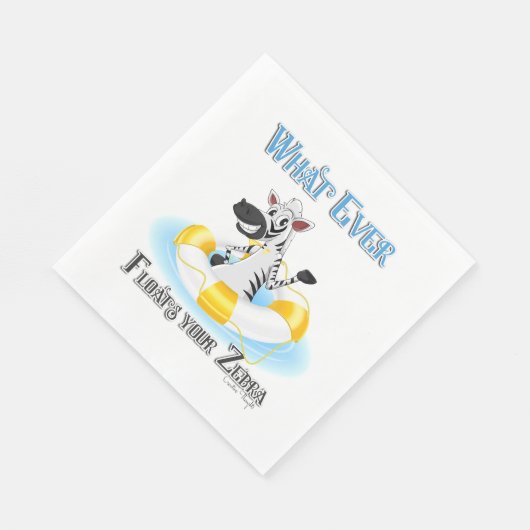 あなたのゼブラを浮かべるものは スタンダードランチョンナプキン (角)