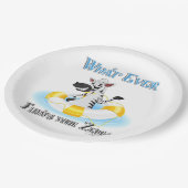 あなたのゼブラを浮かべるものは ペーパープレート (アングル)