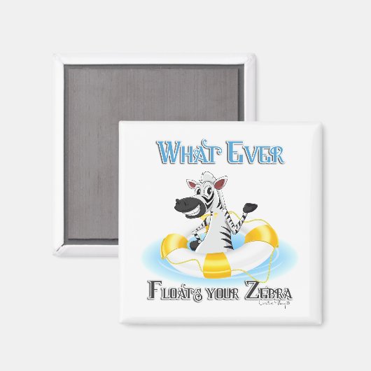 あなたのゼブラを浮かべるものは マグネット (正面/裏面)