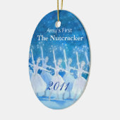 あなたのダンサーの最初くるみ割りのオーナメント セラミックオーナメント (左)