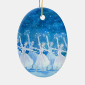 あなたのダンサーの最初くるみ割りのオーナメント セラミックオーナメント (裏面)