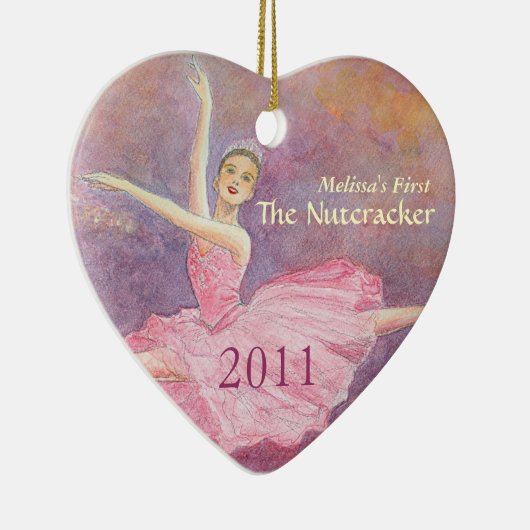 あなたのダンサーの最初くるみ割りのオーナメント セラミックオーナメント (右)