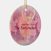 あなたのダンサーの最初くるみ割りのバレエのオーナメント セラミックオーナメント (右)