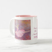 あなたのダンサーの最初くるみ割りのマグ(カスタム) ツートーンマグカップ (正面左)