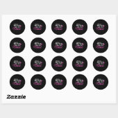 あなたのダンスの人生は良い踊りバレリーナ ラウンドシール (シート)