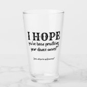 あなたのダンスの動き – Groomsmanプロポーショおもしろいン タンブラーグラス (正面)