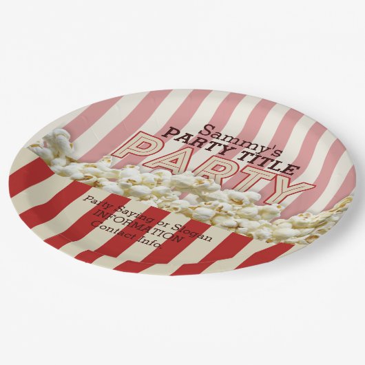 あなたのチップスカスタムがパーソナライズした！ ペーパープレート (アングル)