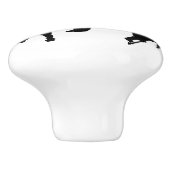 あなたのチーム色のホッケーパターンを加えて下さい セラミックノブ (側面)