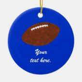 あなたのテキスカスタムトオーナメント セラミックオーナメント (正面)
