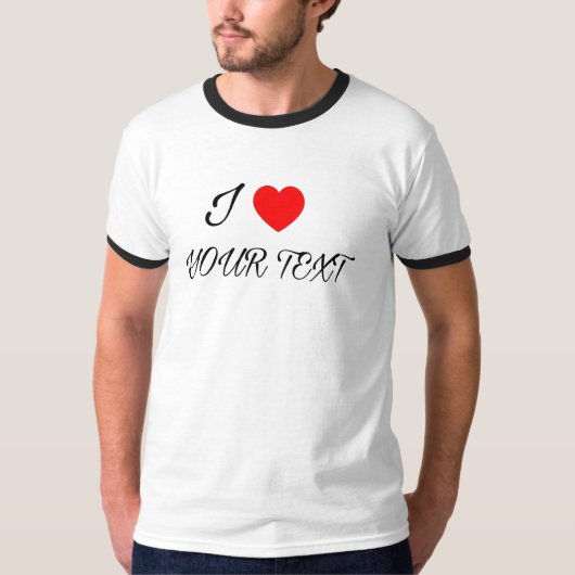 あなたのテキストが好き Tシャツ (正面)