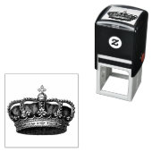 あなたのテキストで王の王冠をパーソナライズ セルフインキングスタンプ (インサイチュ)