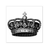 あなたのテキストで王の王冠をパーソナライズ セルフインキングスタンプ (デザイン)