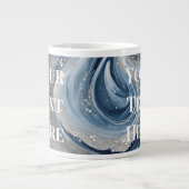 あなたのテキストはこちらジャンボマグカスタム文字マグ ジャンボコーヒーマグカップ (正面)