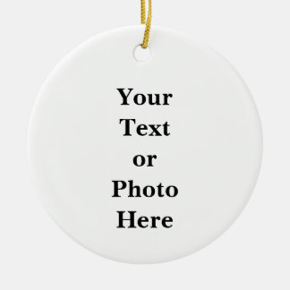 あなたのテキストまたは写真 セラミックオーナメント