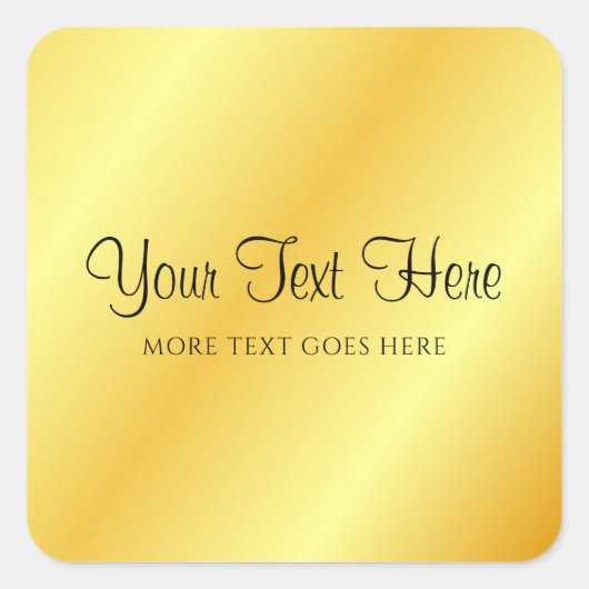 あなたのテキストを入れたイニシャルモノグラム名前のタイポグラフィを追加 スクエアシール (正面)