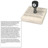 あなたのテキストカスタムの巨大なゴムスタンプモダンシンプル ラバースタンプ (押印)