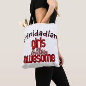 （あなたのテキスト）女の子はフリーキン素晴らし トートバッグ (クローズアップ)