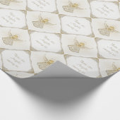 あなたのテキスト – Christmas Angel of Grace ラッピングペーパー (角)