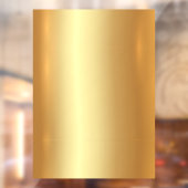 あなたのテキストQRコードロゴを追加 - 白地に金の背景 ウィンドウサイン (シート2)