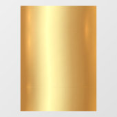 あなたのテキストQRコードロゴを追加 - 白地に金の背景 ウィンドウサイン (シート)