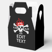 あなたのテキス保トは、赤いクラウンのクロスボーンスカル フェイバーボックス (オープン)