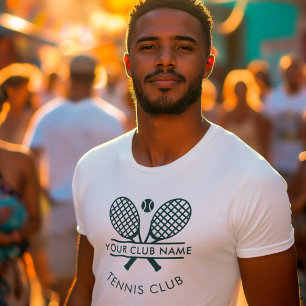 あなたのテニスクラブチームプレーヤーカスタムスワッグ Tシャツ