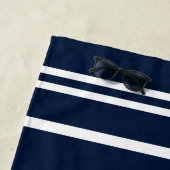 あなたのテニスクラブネームチームバケーションカスタム ビーチタオル (インサイチュ)