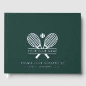 あなたのテニスクラブネームチームプレイヤーズカントリーハウス ゲストブック (正面)