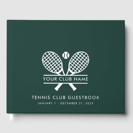 あなたのテニスクラブネームチームプレイヤーズカントリーハウス ゲストブック (正面)